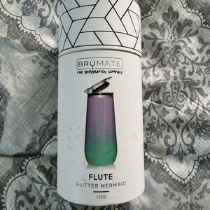NEW BrüMate Glitter Mermaid Flute, 12oz